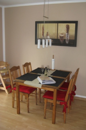 Essbereich im Ferienhaus